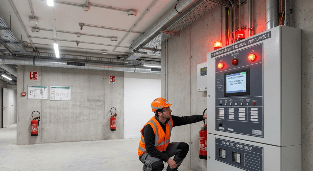 Installation de système SSI - ERP - Rez de chaussée